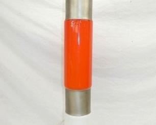 UNUSUAL 14X57 BARBER SHOP GLASS LIGHT 