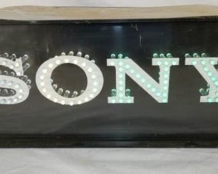 SONY LIGHTUP STORE SIGN 