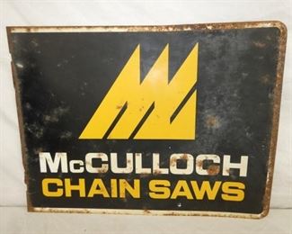 VIEW 2 OTHERSIDE MCCULLOCH SAWS SIGN 