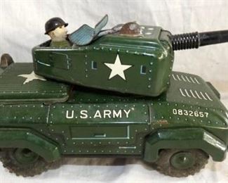 1950'S BO US ARMY TOY TANK 