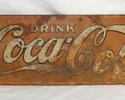 24X6 EMB. COCA COLA SIGN 