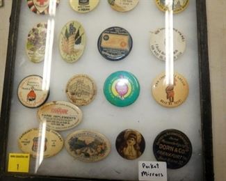 COLL. EARLY COCA COLA POCKET MIRRORS 