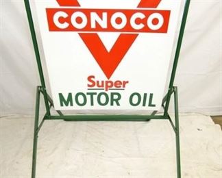 27X30 PORC. CONOCO MOTOR OIL SIDEWALK  