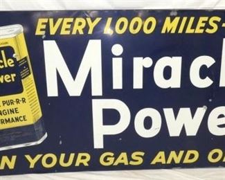 94X46 1954 UNUSUAL MIRACLE POWER SIGN 