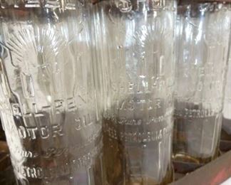 VIEW 4 W/EMB SHELL GLASS BOTTLES 