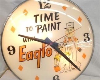 20IN PAM EAGLO PAINT CLOCK 