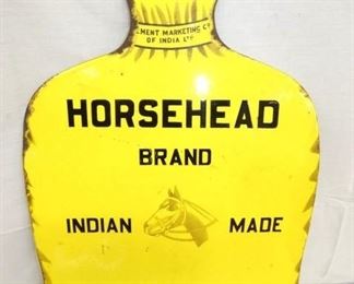 20X28 PORC. HORSEHEAD BRAND CEMENT SIGN 