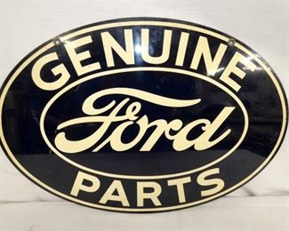VIEW 2 OTHERSIDE FORD METAL ORIG. SIGN 