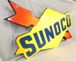VIEW 2 LEFTSIDE LIGHTED SUNOCO SIGN 