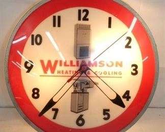 16IN WILLIAMSON HEATING/COOLING CLOCK 