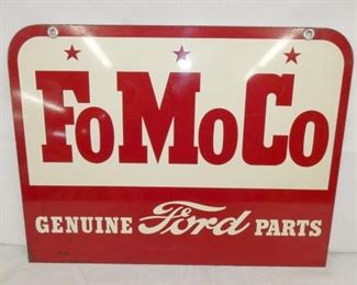 18X14 FOMOCO FORD PARTS SIGN 