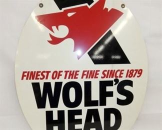 VIEW 2 SIDE 2 WOLFS HEAD SIGN 