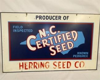 VIEW 3 SIDE 2 NC SEED DEALER SIGN 