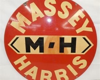 VIEW 3 SIDE 2 PORC. MASSEY HARRIS SIGN 