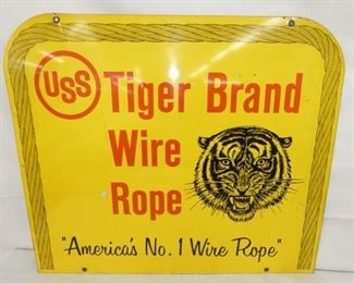 VIEW 3 SIDE 2 TIGER BRAND ROPE SIGN 
