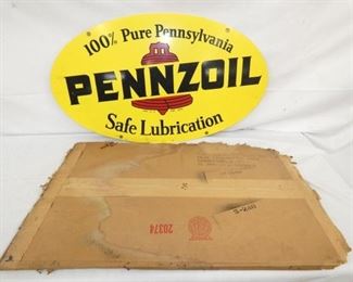 30X18 1972 PENNZOIL W/ BOX 