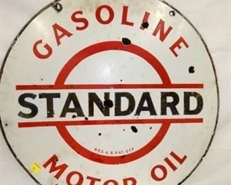 30IN PORC. STANDARD GASOLINE MOTOR OIL  