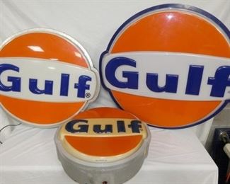 19IN,26IN, 32IN LIGHTED GULF SIGNS 