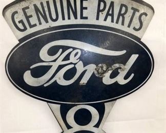 VIEW 4 SIDE 2 23X29 FORD DEALER SIGN 