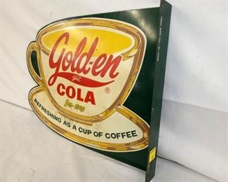 VIEW 2 GOLDEN COLA CUP/SAUCER  FLANGE  