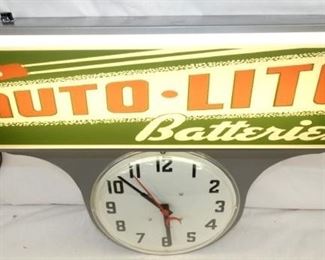 VIEW 4 TOP VIEW AUTO LITE CLOCK/SIGN 