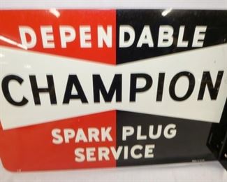 VIEW 2 CLOSE UP CHAMPION FLANGE SIGN 