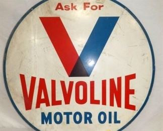 30IN VALVOLINE MOTOR OIL SIGN 
