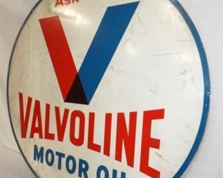 VIEW 2 CLOSEUP VALVOLINE 30IN SIGN 