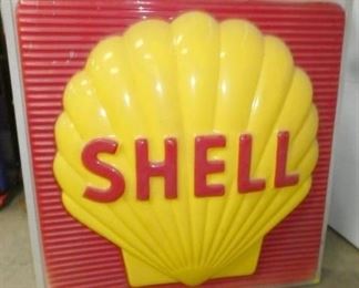 59x61 1/2  EMB. SHELL CAN SIGN 