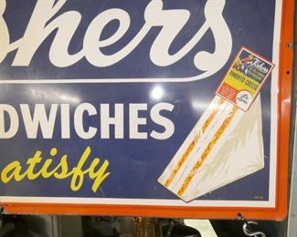 VIEW 6 1965 FISHERS SANDWICHES SIGN 