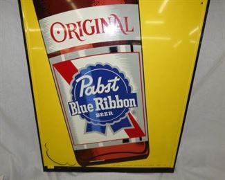 REPEAT PICTURE PABST BLUE RIBBON SIGN 