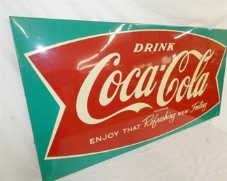 VIEW 2 EARLY COKE FISHTAIL SIGN 