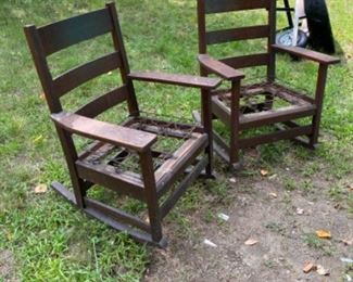 Stickley rocking chairs