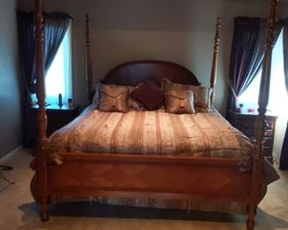 Alexander Julian King Size Bed with Sleep Number Mattress
