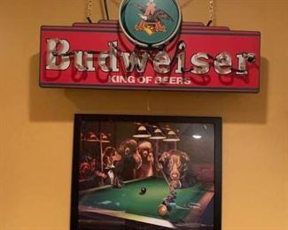 Budweiser Neon Sign