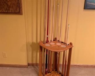 Pool Cue Caddy