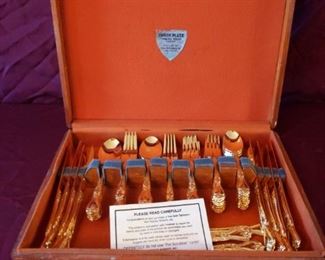 Stanley Roberts Gold Stainless Flatware