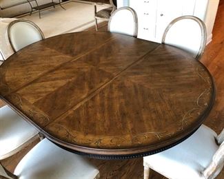 Dining table 56” wide and shown with a 20” leaf included - $350  Now $175