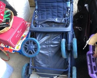 Prego double stroller baby carriage