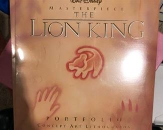 art lithograph walt disney the lion king