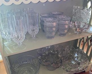 GLASSWARE AND CRYSTAL