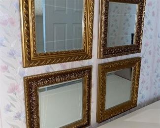 $48 FOUR GOLD MIRRORS