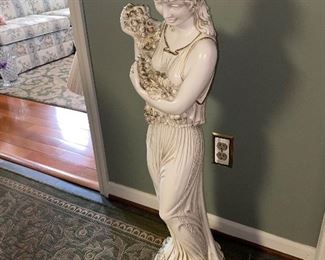 $75 LARGE LADY SCULPTURE 
10” DIA x 39” HEIGHT 
