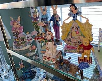 HUGE COLLECTION OF JIM SHORE COLLECTIBLE FIGURINES
