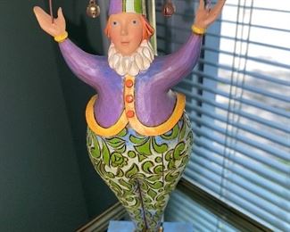 $25 Jim Shore Juggling Jester Wood Figurine #4007758 Heartwood Creek
