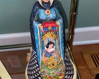 $120 Jim Shore Wicked Snow White Villain Evil Queen Old Hag Double 2 Sided 4005218