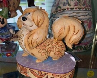 $20 Jim Shore Disney FLIRTATIOUS PEG Lady & The Tramp Dog Figurine - 4009257