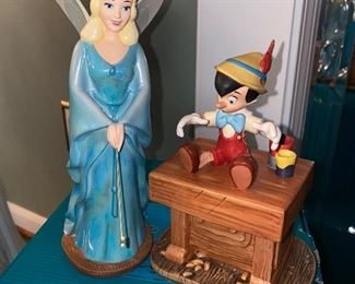 $120 Disney WDCC 4004464 Blue Fairy and Pinocchio The Gift of Life is Thine
