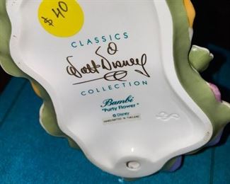 $40 WDCC Disney Classics Bambi "Purty Flower" Figurine