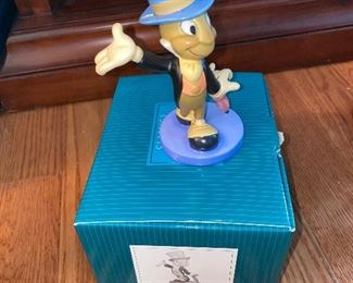 $80 Disney WDCC FIGURE "Jiminy Cricket-Give a Little Whistle" Pinocchio